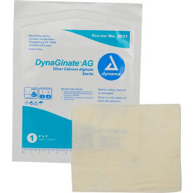 Dynarex DynaGinate™ AG Silver Calcium Alginate Dressing 4