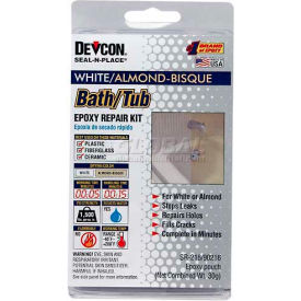 Devcon® Fiberglass Porcelain & Plastic Repair Kit 90216 White/Almond-Bisque 30g Kit 90216