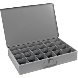 Durham Steel Scoop Compartment Box 102-95 - 24 Compartments 18 x 12 x 3 - Pkg Qty 4 102-95