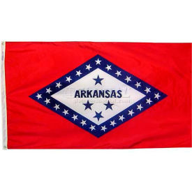 4X6 Ft. 100 Nylon Arkansas State Flag 140370