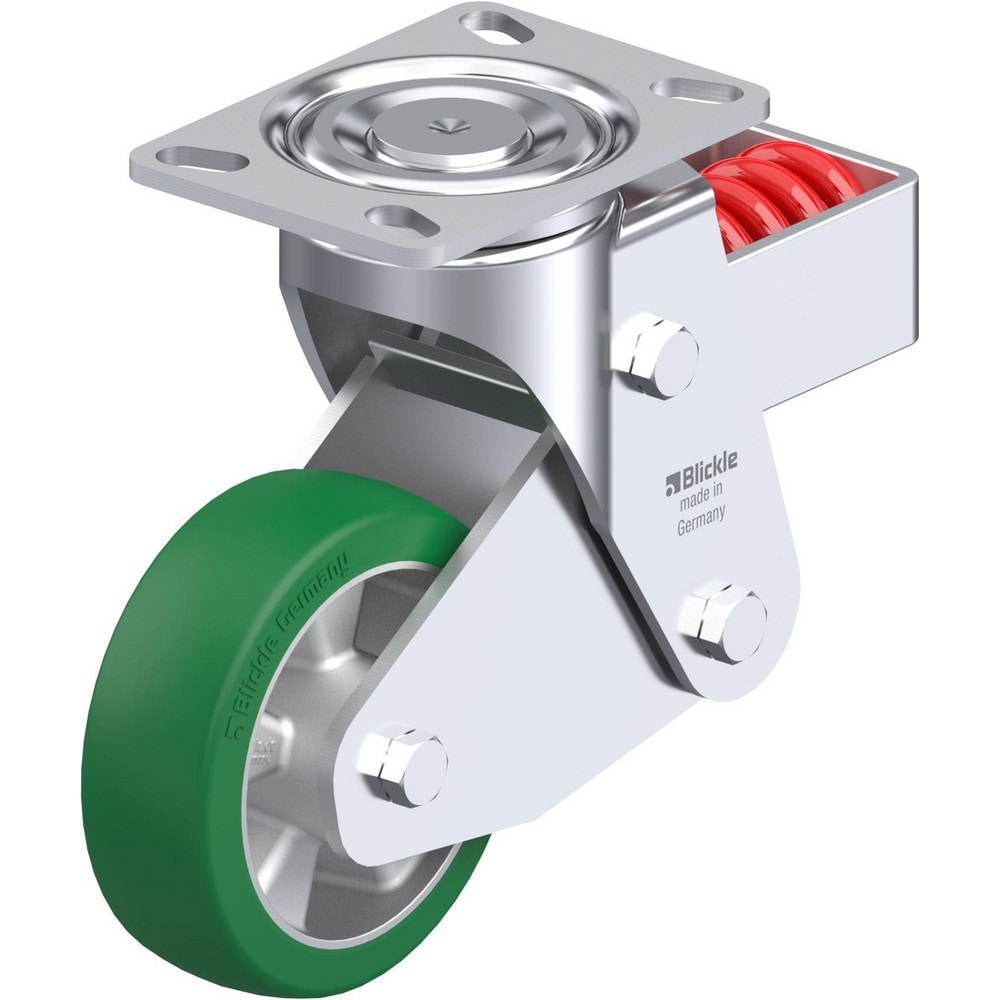 Top Plate Casters, Mount Type: Plate , Number of Wheels: 1.000 , Wheel Diameter (Inch): 5 , Wheel Material: Synthetic , Wheel Width (Inch): 1-9/16  MPN:903802