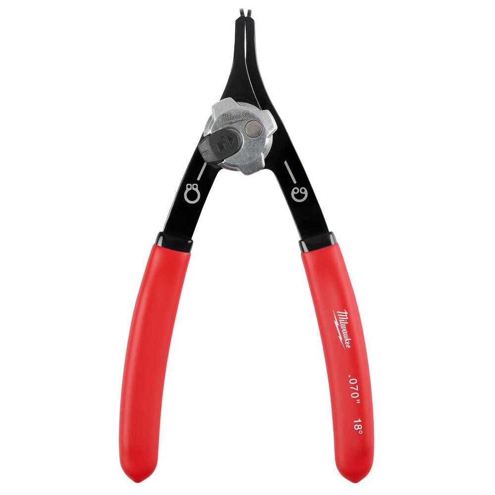 Retaining Ring Pliers, Tool Type: Convertible Pliers , Type: Snap Ring Pliers , Tip Angle: 18.00 , Tip Diameter (Decimal Inch): 0.07  MPN:48-22-6536