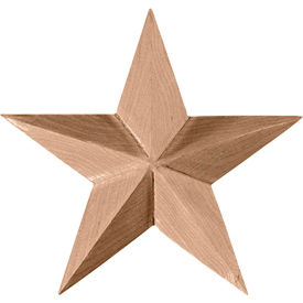 Ekena Galveston Star Rosette ROS02X02GLRW 2-3/4