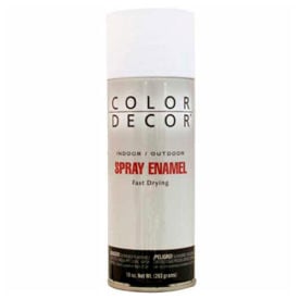 Color Dcor Decorative Enamel Spray 10 oz. Aerosol Can White Gloss - 527762 527762