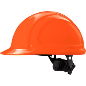 Honeywell North Zone N10 Front Brim Hard Hat 4 pt Ratchet Suspension Type 1 Class C E G Orange N10R030000