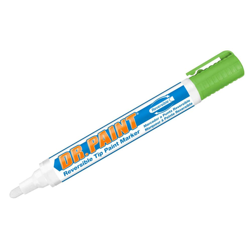 Markers & Paintsticks, Marker Type: Liquid Paint Marker, Tip Shape: Bullet, Chisel, Color: Green, Ink Type: Xylene-free, Water Base, Fade Resistant MPN:10833