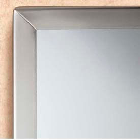 Bobrick® Tempered Glass Channel-Frame Mirror - 24