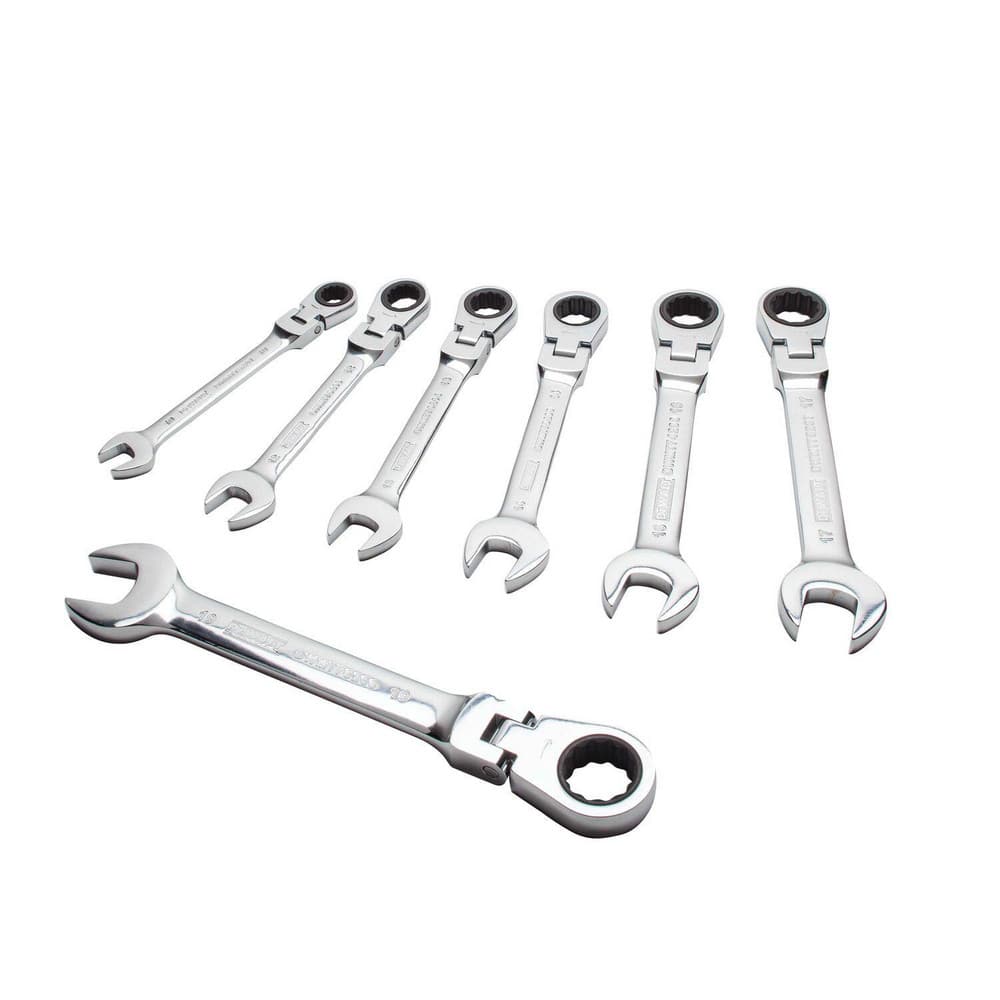 Wrench Sets, System Of Measurement: Inch , Container Type: Rack , Material: Steel , Finish Coating: Polished Chrome , Non-sparking: No  MPN:DWMT74196