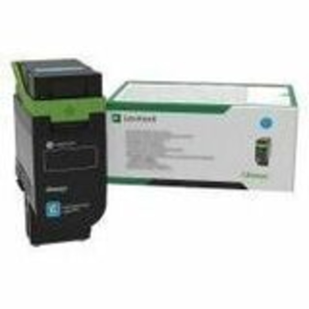 Lexmark Original High Yield Laser Toner Cartridge - Box - Return Program - Cyan - 1 Pack - 8800 Pages MPN:75M1HC0