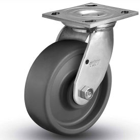 Colson® 4 Series Swivel Plate Caster 4.06109.839.EN SS - Solid Elastomer 6