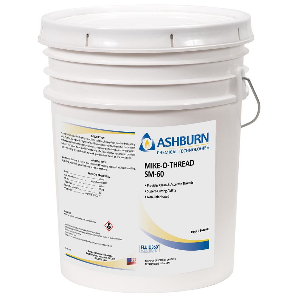 MIKE-O-THREAD SM-60 Cutting Oil, Non-Chlorinated EP 5 Gallon Pail MPN:E-3610-05