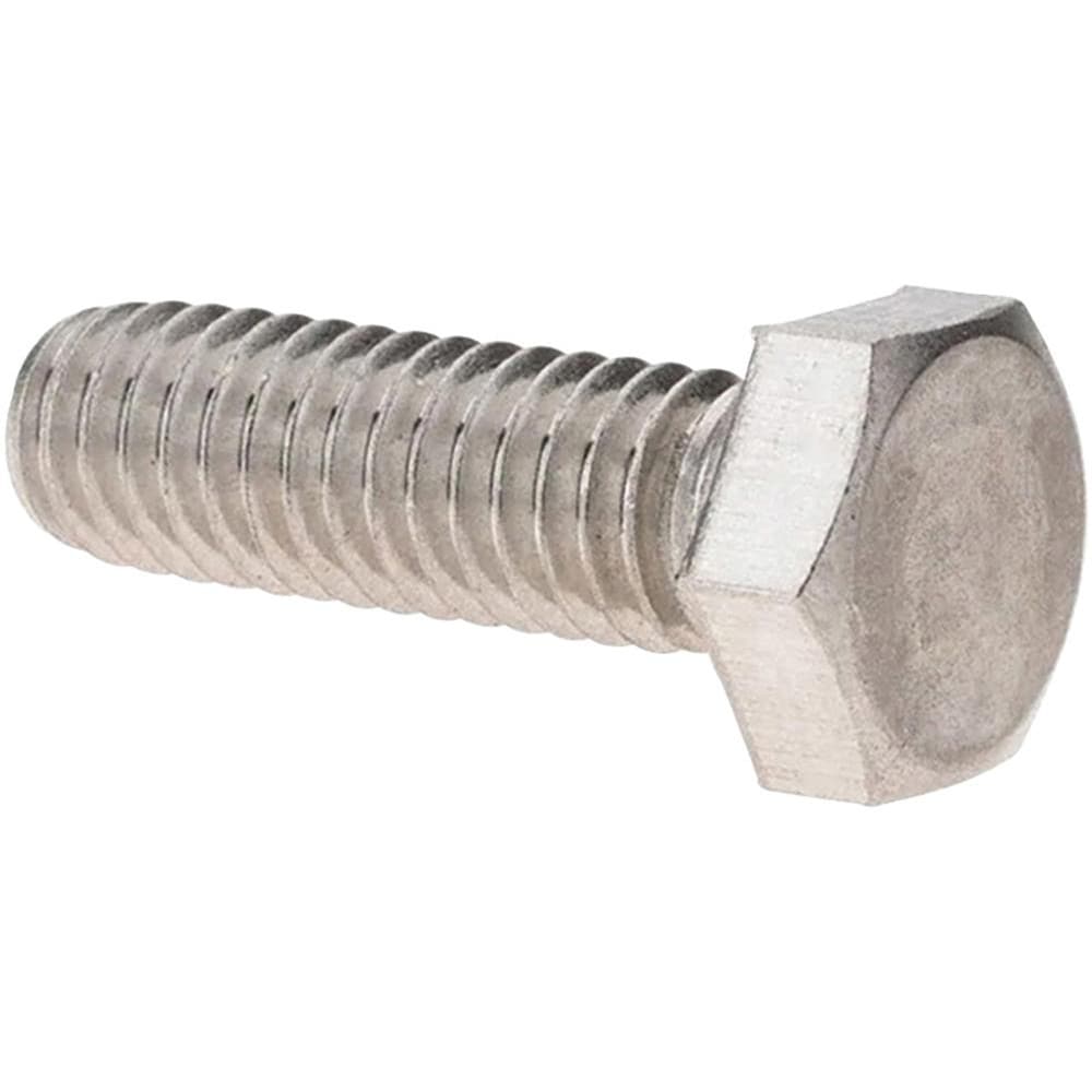 Hex Head Bolts, Thread Size: 1/4-20 , Thread Standard: UNC , Length (Inch): 2 , Material: Titanium , Material Grade: 2  MPN:HHB-1420-2-TI