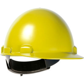 Stromboli Cap Style Dome Hard Hat ABS/Polycarbonate Shell 4-PT Suspension Rachet Adjustment Ylw 280-HP841SR-02