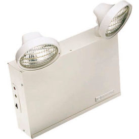 Emergi-Lite 12LSM110-210LG Large Steel Emergency Light - 12V 110W 2- 4W LED MR16 Lamps 12LSM110-210LG