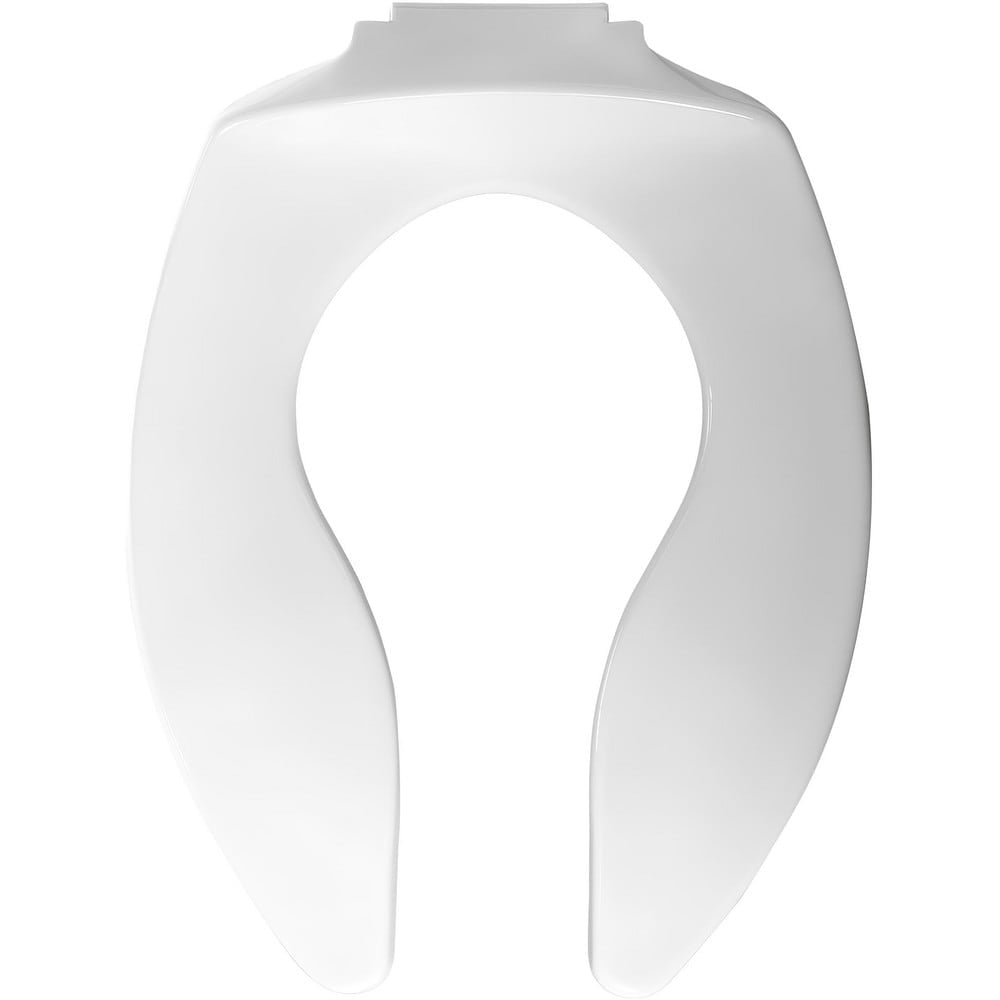 Toilet Seats, Type: Standard, Open , Style: Elongated , Material: Plastic , Color: White , Outside Width: 14.250in (Inch) MPN:9400SSCT 000