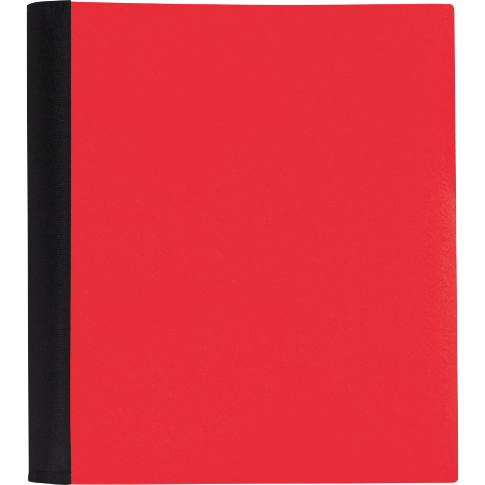 Office Depot Brand Stellar Notebook With Spine Cover, 8-1/2in x 11in, 1 Subject, College Ruled, 100 Sheets, Red (Min Order Qty 14) MPN:400-015-987