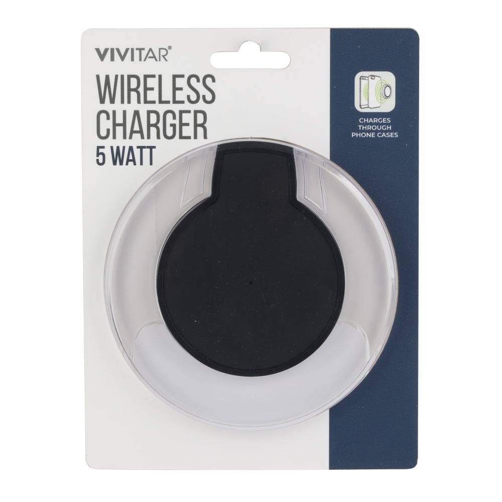 Vivitar Wireless Charger Pad, White, NIL7001-NOC-STK-24 (Min Order Qty 8) MPN:NIL7001-NOC-STK-24