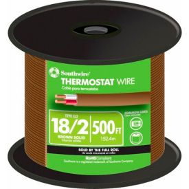 Southwire 64162144 18/2 Thermostat  Black 500 Ft - Pkg Qty 2 64162144