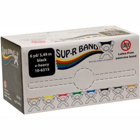 Sup-R Band® Latex Free Exercise Band Black 6 Yard Roll/Box 10-6315