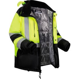 Ergodyne® GloWear® 8390 Hi-Vis Jacket with Heat Reflective Lining Class 3 2XL Lime 25726