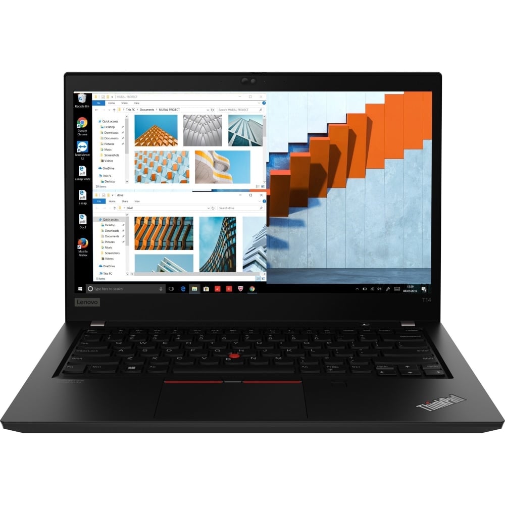 Lenovo ThinkPad T14 Gen 2 20W0008RUS 14in Laptop - Intel Core i5 11th Gen i5-1145G7 Quad-core2.60 GHz - 16 GB RAM - 512 GB SSD - Black  - Windows 10 Pro - Intel Iris Xe Graphics MPN:20W0008RUS