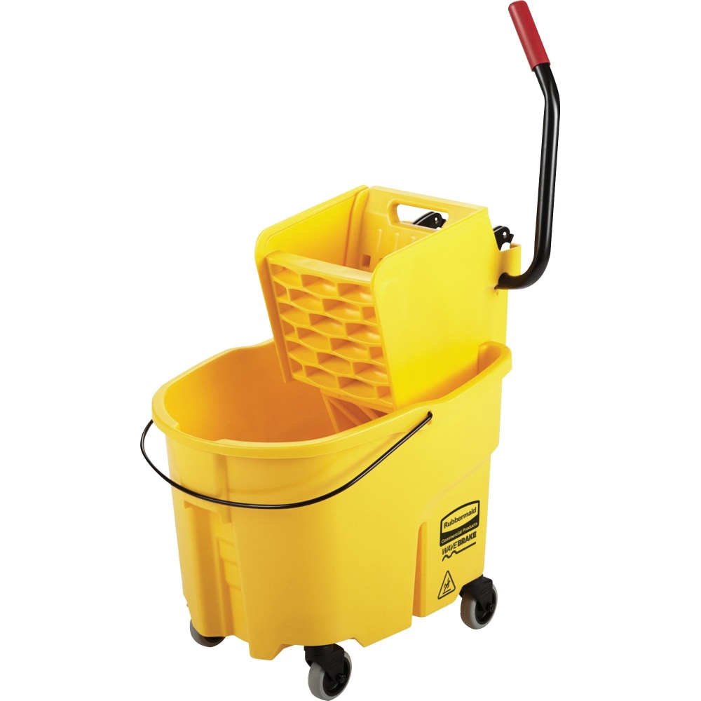 Rubbermaid Bucket/Wringer Combo Pack, 17 5/8inH x 16 1/16inW x 20 1/4inD, 35 Quarts MPN:FG758088 YEL