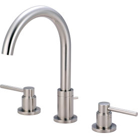 Pioneer Motegi 3MT400-BN Two Handle Bathroom Widespread Faucet with Brass Pop-Up PVD Brushed Nickel 3MT400-BN