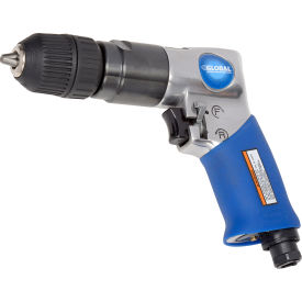 GoVets™ Reversible Pistol Grip Air Drill Keyless 3/8