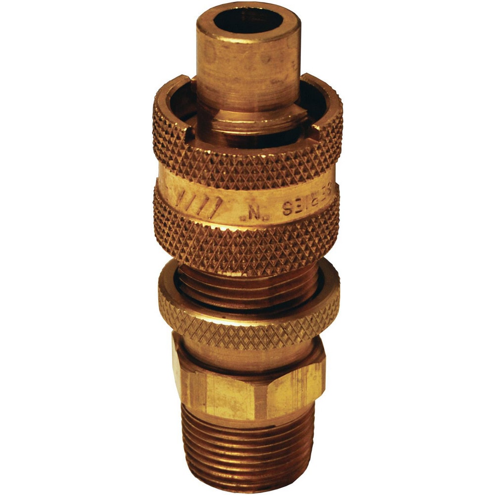 Pneumatic Hose Fittings & Couplings, Fitting Type: Plug , Type: Plug , Interchange Type: Bowes , Thread Type: NPTF , Material: Brass  MPN:N4M6-B