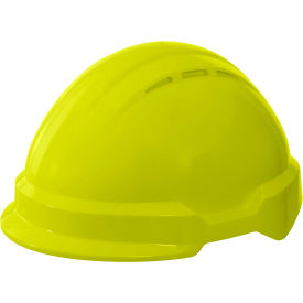 Delta Plus Americana Climbing PEAK Safety Helmet Type 1 4-Point Ratchet Suspension Hi-Viz Yellow WEL21208HY