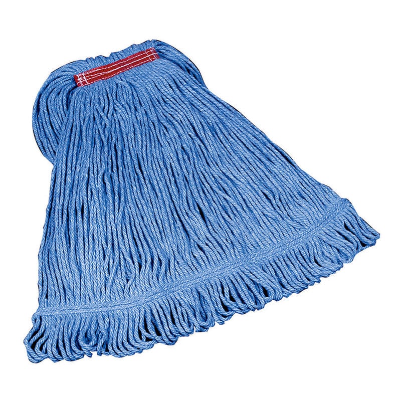 Rubbermaid Super Stitch Blend Mop, Medium 1in Headband, Blue (Min Order Qty 6) MPN:FGD21206 BL00