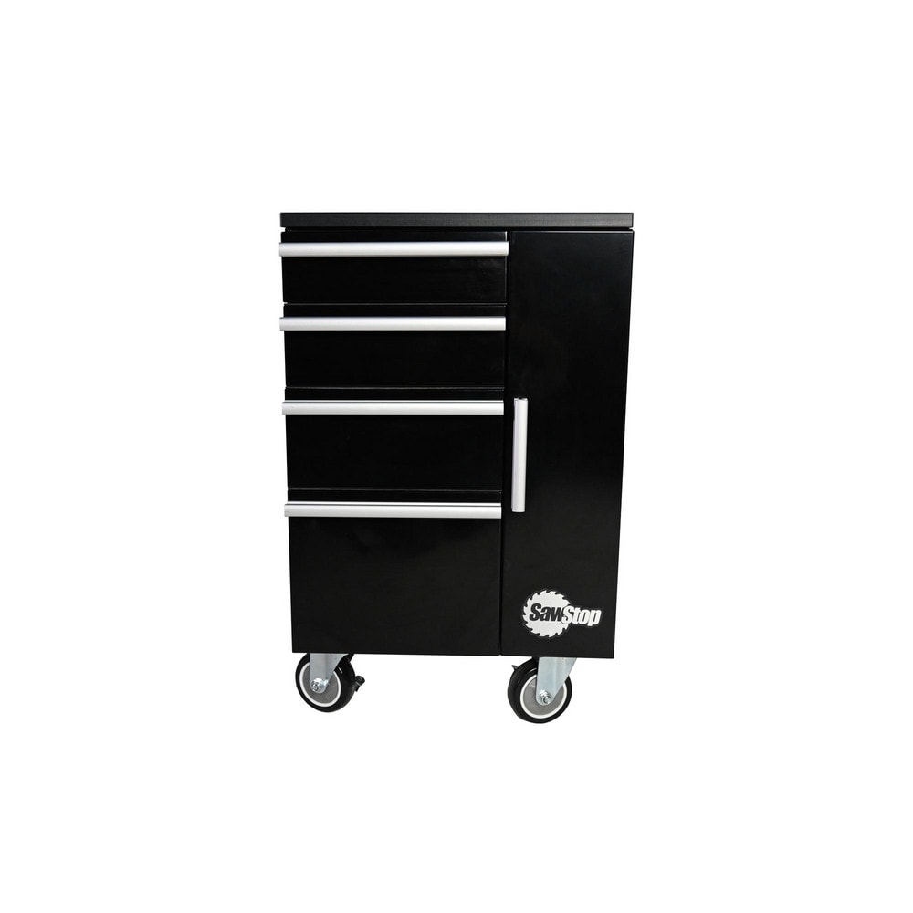 Tool Roller Cabinets, Drawers Range: Fewer than 5 Drawers , Overall Weight Capacity: 600 , Top Material: Polymer , Color: Black  MPN:TSA-UTC18