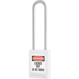 Master Lock® Thermoplastic Zenex™ S33LTWHT Snap Lock Safety Padlock 1-3/8