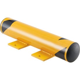 GoVets™ Floor Stop Bollard w/Removable Caps 4-1/2