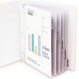 C-Line Products Polypropylene Sheet Protector with Index Tabs Clear Tabs 11