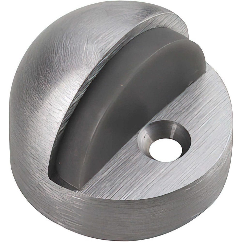 Stops, Type: High Profile Door Stop, Floor Door Stop , Finish/Coating: Brushed Chrome , Stop Material: Zinc  MPN:2185XR