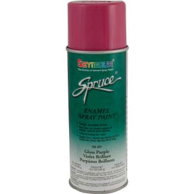 Spruce General Use Spray Paint 16 Oz. Gloss Purple 12 Cans/Case - 98-89 98-89