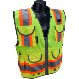 Radians® Type R Class 2 Heavy Duty Engineer Vest Green 5XL SV55-2ZGD-5X SV55-2ZGD-5X