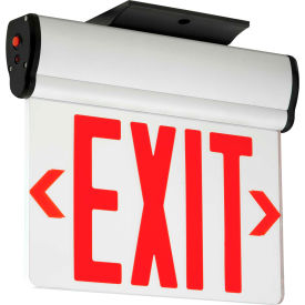 Hubbell CELS1RNE LED Edge-Lit Exit Single-Face Red Letters Surface Mount w/Battery Back-up CELS1RNE