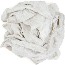 Reclaimed Terry Towel/Robe Rags White 10 Lbs. - 537-10 537-10