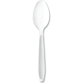 SOLO® Impress Heavyweight Full-Length Teaspoons Polystyrene White 100/Box SCCHSWTX0007BX