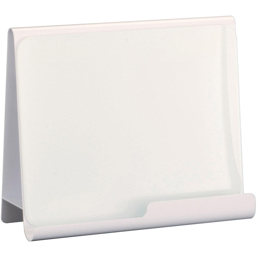 Safco Wave Whiteboard Holder - 14.8in Height x 17in Width x 7in Depth - Desktop - Powder Coated - White MPN:3220WH