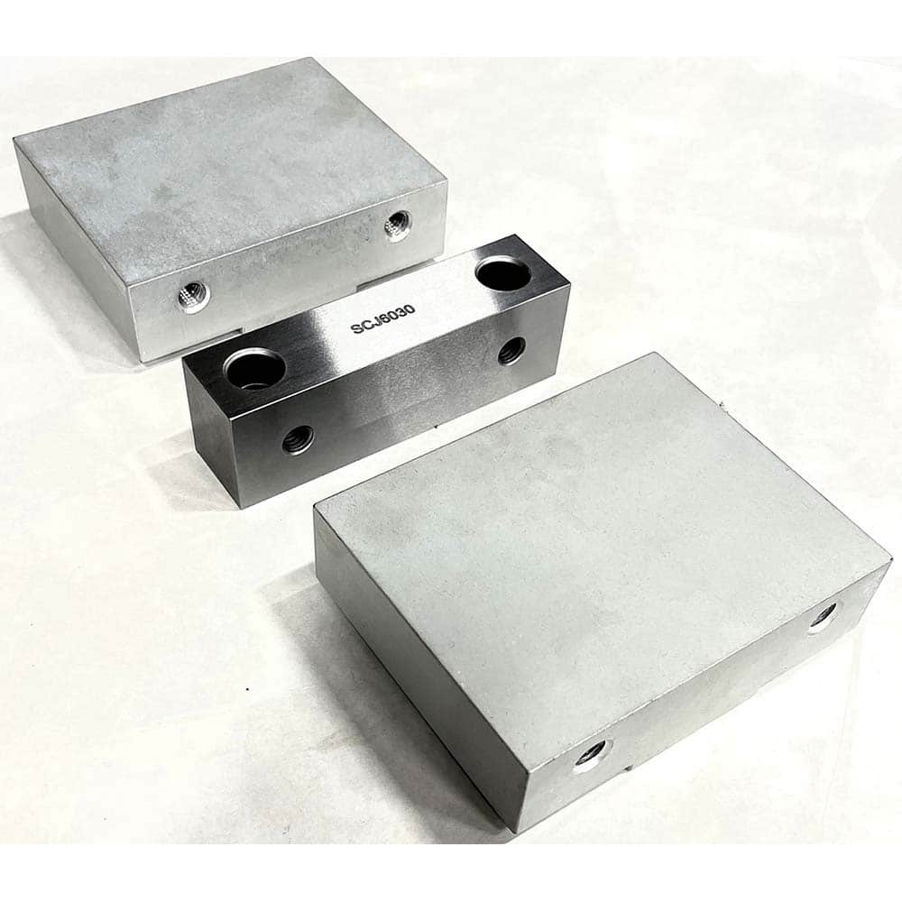 Vise Jaw Sets, Jaw Width (mm): 101.6 , Jaw Width (Inch): 4 , Set Type: Component Kit , Material: Steel , Vise Compatibility: 4