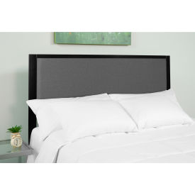 Flash Furniture Melbourne Metal Upholstered Size Headboard in Dark Gray King HB1717-K-DG-GGHG-