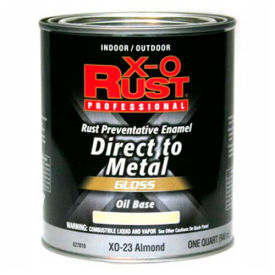 X-O Rust Oil Base DTM Enamel Gloss Finish Almond Quart - 527010 527010