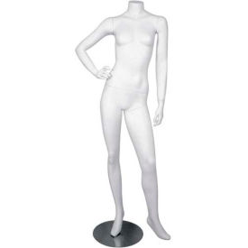 Female Mannequin - Headless Right Hand on Hip Left Leg Sideways - Matte Finish ERICA-3