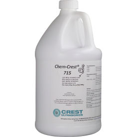 Chem Crest 715 Neutral Wash Solution - 4 x 1 Gallon Bottle - Crest Ultrasonic 700715C 700715C