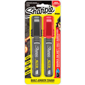 Sharpie® Pro Permanent Marker Chisel Tip Assorted Color 2 Per Pack - Pkg Qty 2 2018333