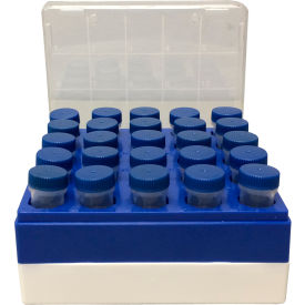 MTC™ Bio Freezer Box For 5 ml Tubes Polycarbonate 25 Place 5 Pack C2581