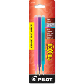 Pilot® Refill for Pilot FriXion Pens Fine Point Purple Pink Turquoise 3/Pack 77336